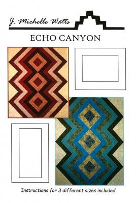 Digital - Echo Canyon PDF quilt sewing pattern from J. Michelle Watts Designs