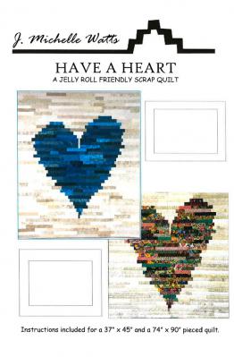 Digital - Have A Heart PDF quilt sewing pattern from J. Michelle Watts Designs