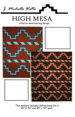 Digital - High Mesa PDF quilt sewing pattern from J. Michelle Watts Designs