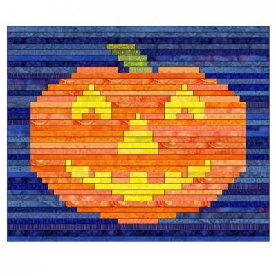 Digital - Jolly Scrap O Lantern PDF quilt sewing pattern from J. Michelle Watts Designs