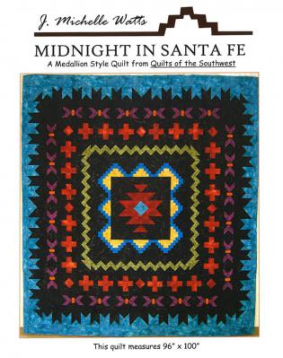 Digital - Midnight In Santa Fe PDF quilt sewing pattern from J. Michelle Watts Designs