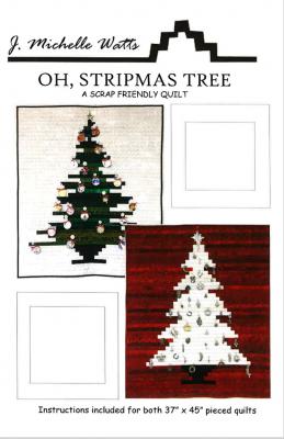 FALL SPOTLIGHT SPECIAL - expires 10/31/2024 - Digital - Oh Stripmas Tree PDF quilt sewing pattern from J. Michelle Watts Designs