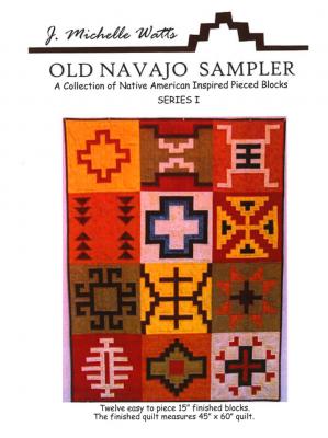  Digital - Old Navajo Sampler 1 PDF quilt sewing pattern from J. Michelle Watts Designs