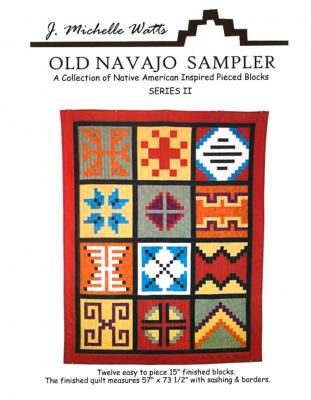 Digital - Old Navajo Sampler 2 PDF quilt sewing pattern from J. Michelle Watts Designs