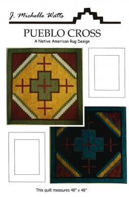 Digital - Pueblo Cross PDF quilt sewing pattern from J. Michelle Watts Designs