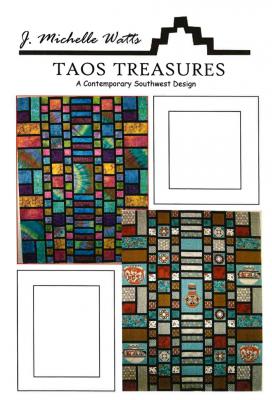 Digital - Taos Treasures PDF quilt sewing pattern from J. Michelle Watts Designs