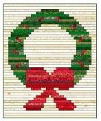 FALL SPOTLIGHT SPECIAL - expires 10/31/2024 - DIGITAL - Oh Stripmas Wreath PDF quilt sewing pattern from J. Michelle Watts Designs 2