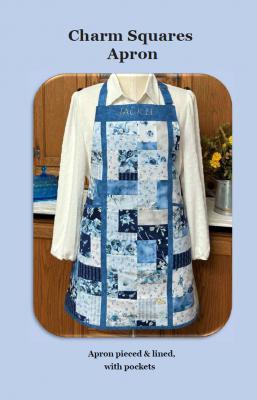 Digital - Charm Squares Apron PDF sewing pattern from J. Minnis Designs