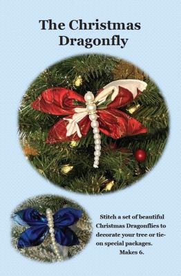 FALL SPOTLIGHT SPECIAL - expires 10/31/2024 - Digital - The Christmas Dragonfly Ornament PDF sewing pattern from J. Minnis Designs