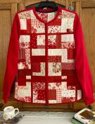 Digital - Charm Pack Quilted Sweatshirt Jacket PDF sewing pattern from J. Minnis Designs 3