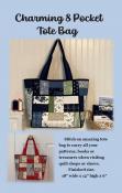 Digital - Charming 8 Pocket Tote Bag PDF sewing pattern from J. Minnis Designs