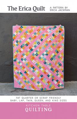 The Erica quilt sewing pattern from Kitchen Table Quilting Erica Jackman