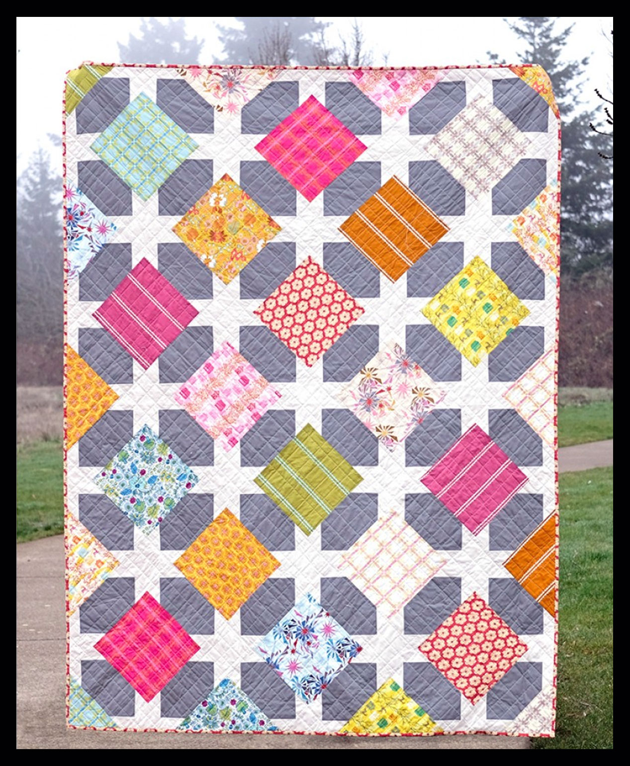 Checker Dist. Kitchen Table Quilting | The Rachel Quilt