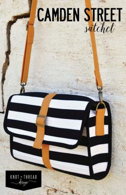 Camden Street Satchel sewing pattern from Knot + Thread Designs