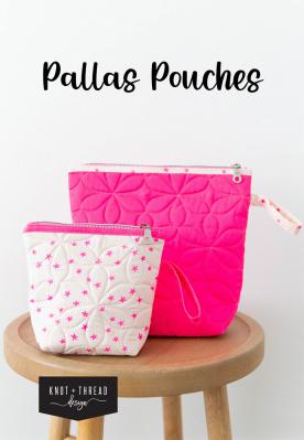 Pallas Pouches sewing pattern from Knot + Thread Designs