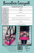 Boundless Carryall sewing pattern from Knot + Thread Designs 1