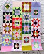 Checkered Star quilt sewing pattern from Knot + Thread Designs 2