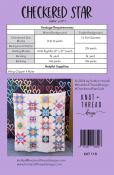 Checkered Star quilt sewing pattern from Knot + Thread Designs 1