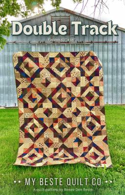 Double Track quilt sewing pattern from My Beste Quilt Co.