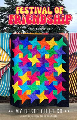 Festival of Friendship quilt sewing pattern from My Beste Quilt Co.