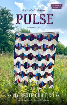 Pulse quilt sewing pattern from My Beste Quilt Co.