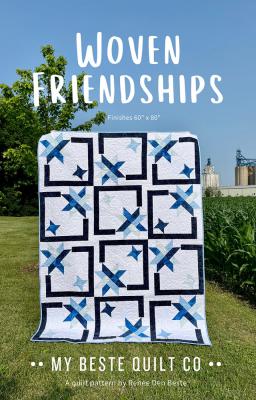 Woven Friendships quilt sewing pattern from My Beste Quilt Co.