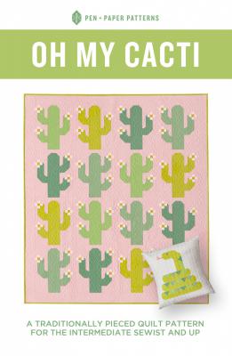 Oh My Cacti quilt sewing pattern from Pen+Paper Patterns