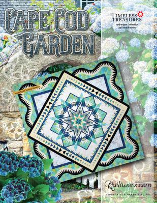 Cape Cod Garden quilt sewing pattern from Quiltworx and Judy Niemeyer