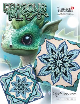 Dragon's Tail quilt sewing pattern from Quiltworx and Judy Niemeyer