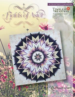 Fields of Aster quilt sewing pattern from Quiltworx and Judy Niemeyer