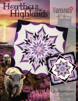 Heather In The Highlands quilt sewing pattern from Quiltworx and Judy Niemeyer