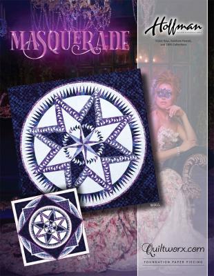 Masquerade quilt sewing pattern from Quiltworx and Judy Niemeyer