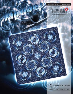 Riptides quilt sewing pattern from Quiltworx and Judy Niemeyer