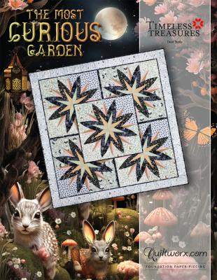 The Most Curious Garden quilt sewing pattern from Quiltworx and Judy Niemeyer