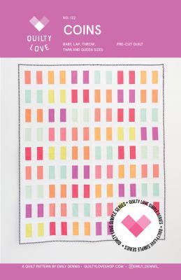 Digital - Coins PDF quilt sewing pattern from Quilty Love