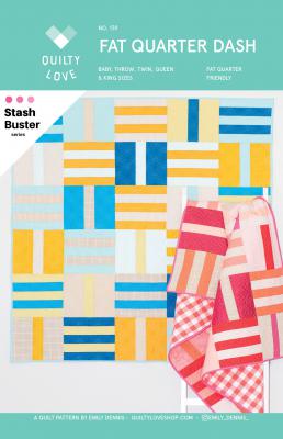 Digital - Fat Quarter Dash PDF quilt sewing pattern from Quilty Love