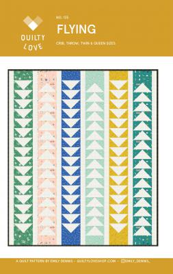 Digital - Flying PDF quilt sewing pattern from Quilty Love