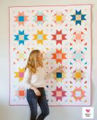 Digital - Compass Star PDF quilt sewing pattern from Quilty Love 2