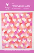 Digital - Patchwork Hearts PDF quilt sewing pattern from Quilty Love