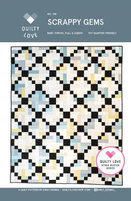 Digital - Scrappy Gems PDF quilt sewing pattern from Quilty Love