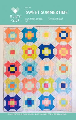 Digital - Sweet Summertime PDF quilt sewing pattern from Quilty Love