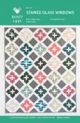 Digital - Stained Glass PDF quilt sewing pattern from Quilty Love