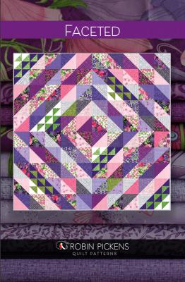 Faceted quilt sewing pattern from Robin Pickens