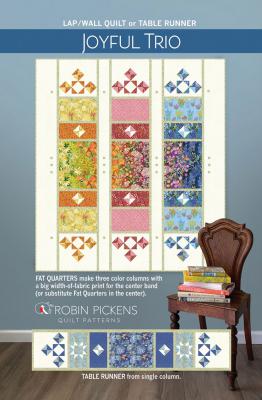 Joyful Trio quilt sewing pattern from Robin Pickens