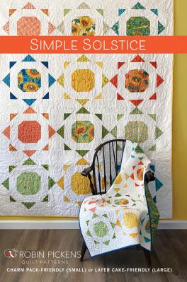 Simple Solstice quilt sewing pattern from Robin Pickens