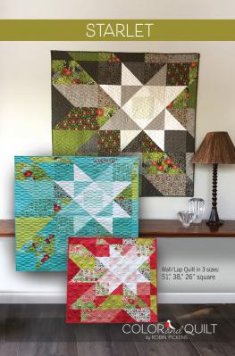 Starlet quilt sewing pattern from Robin Pickens