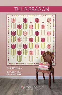 Tulip Season quilt sewing pattern from Robin Pickens