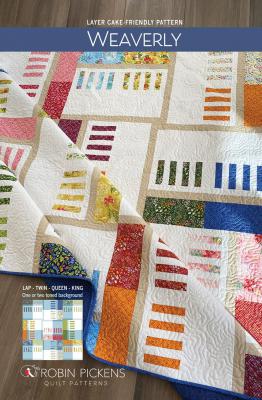 Weaverly quilt sewing pattern from Robin Pickens