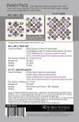 Pansy Face quilt sewing pattern from Robin Pickens 1