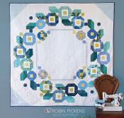 Ring Around the Posies quilt sewing pattern from Robin Pickens 2